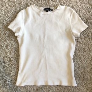 White textured theory t-shirt, s